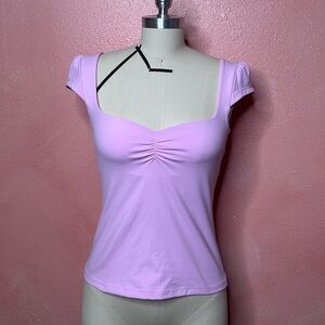 TWO Blogilates Workout Tops (Pink one and White one)